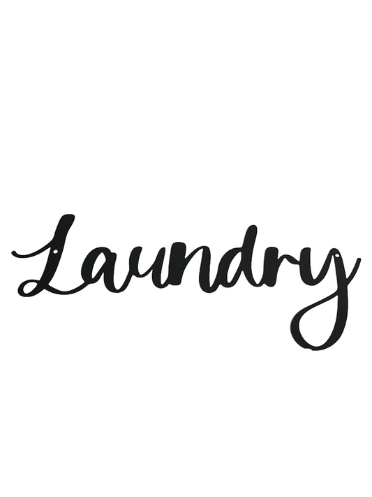 Metal Sign For Laundry Room