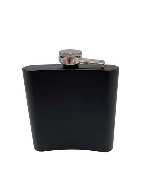 Engraved Metal Flask 6 oz