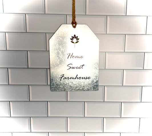 Home Sweet Farmhouse Metal Sign