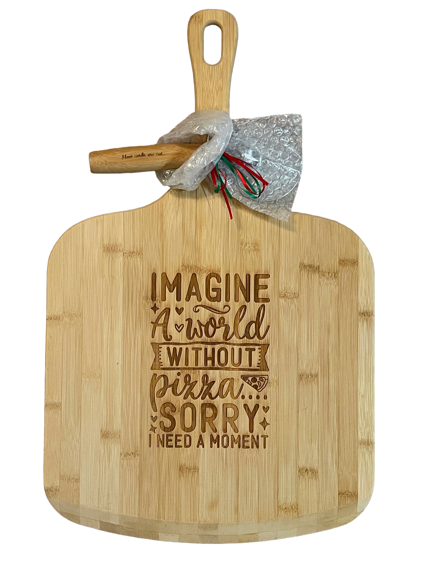 Pizza Board & Cutter Set