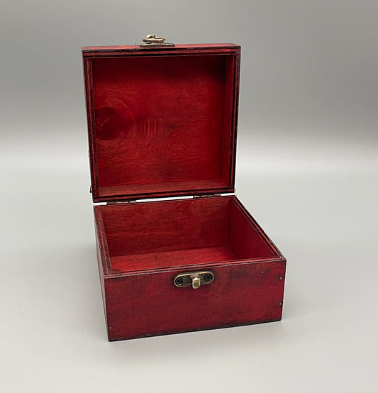 Keepsake Wooden Box With Your Name or Initials