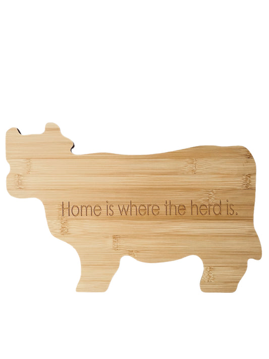 Cow Shaped Cutting Board